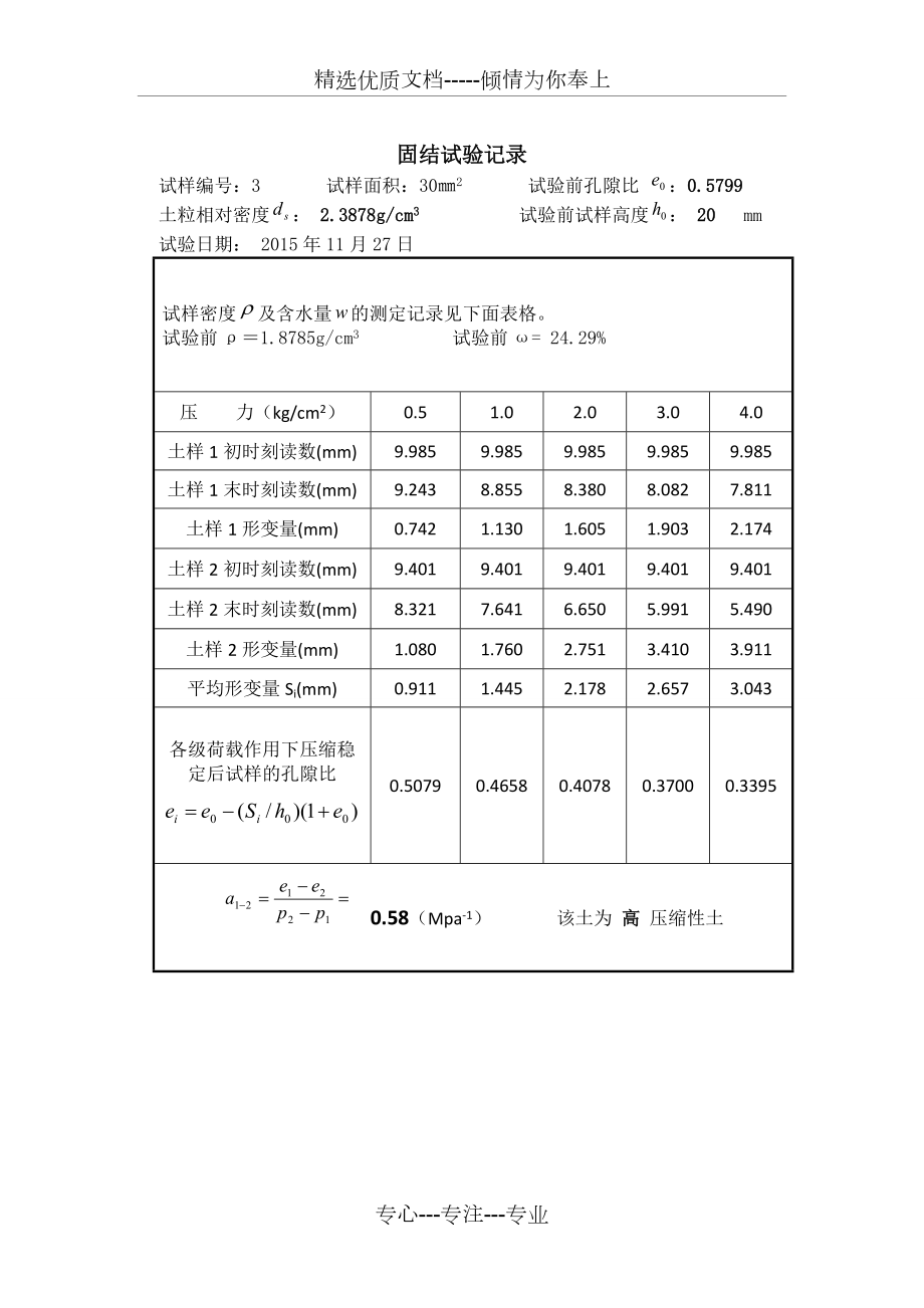 固结实验报告 固结试验设备的应用与操作分析